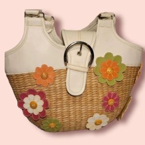Adorable Basket Floral Purse